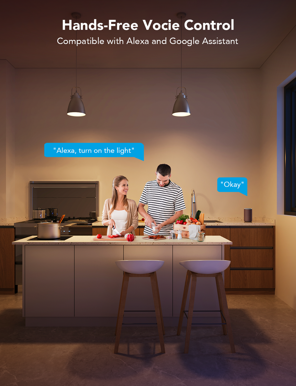 Govee RGBWW Smart BR30 LED Light Bulbs