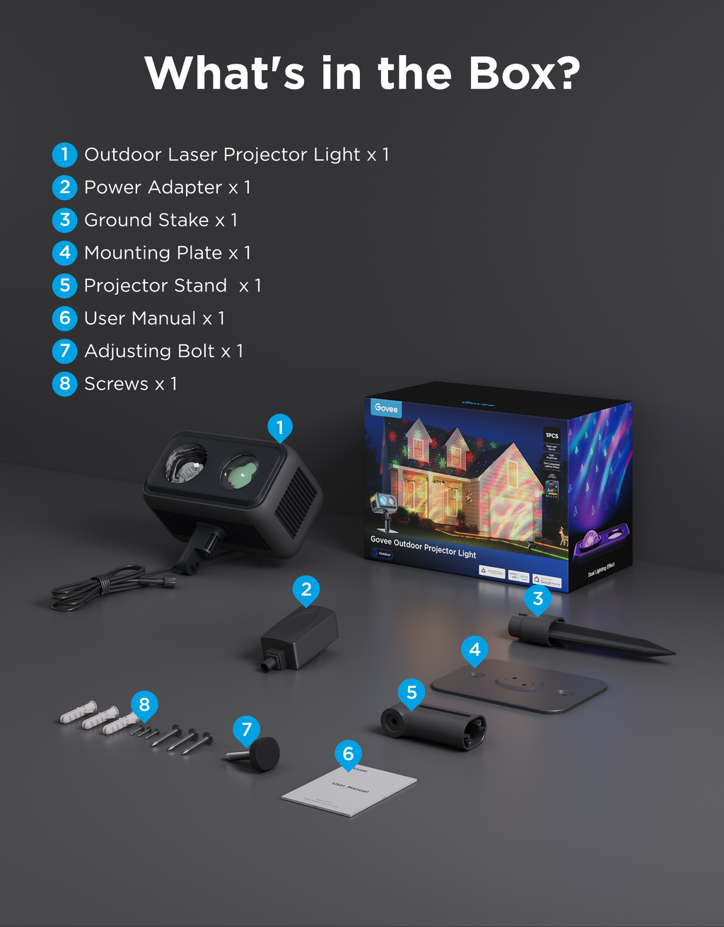 Govee Outdoor Projector Light