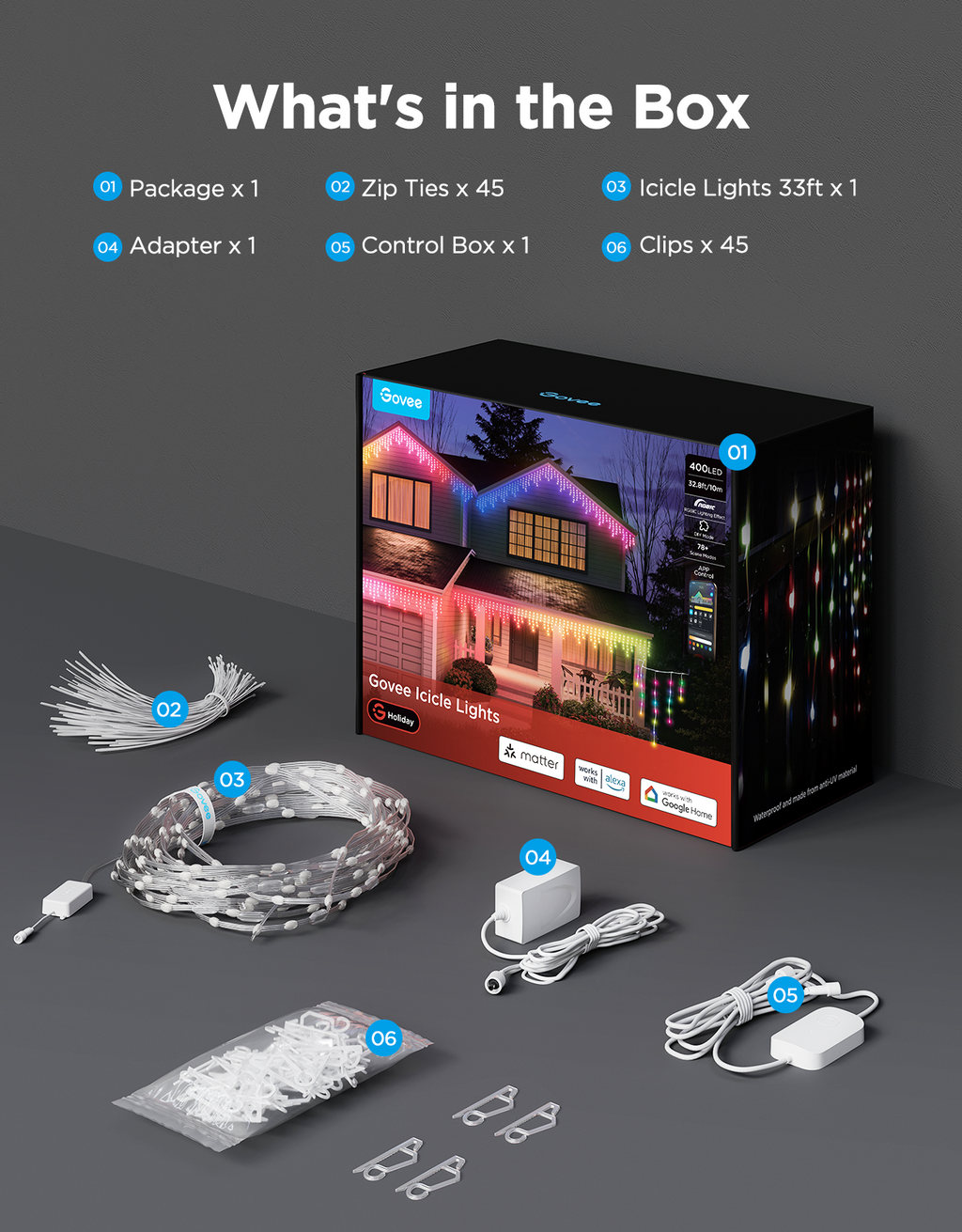 Govee Icicle Lights