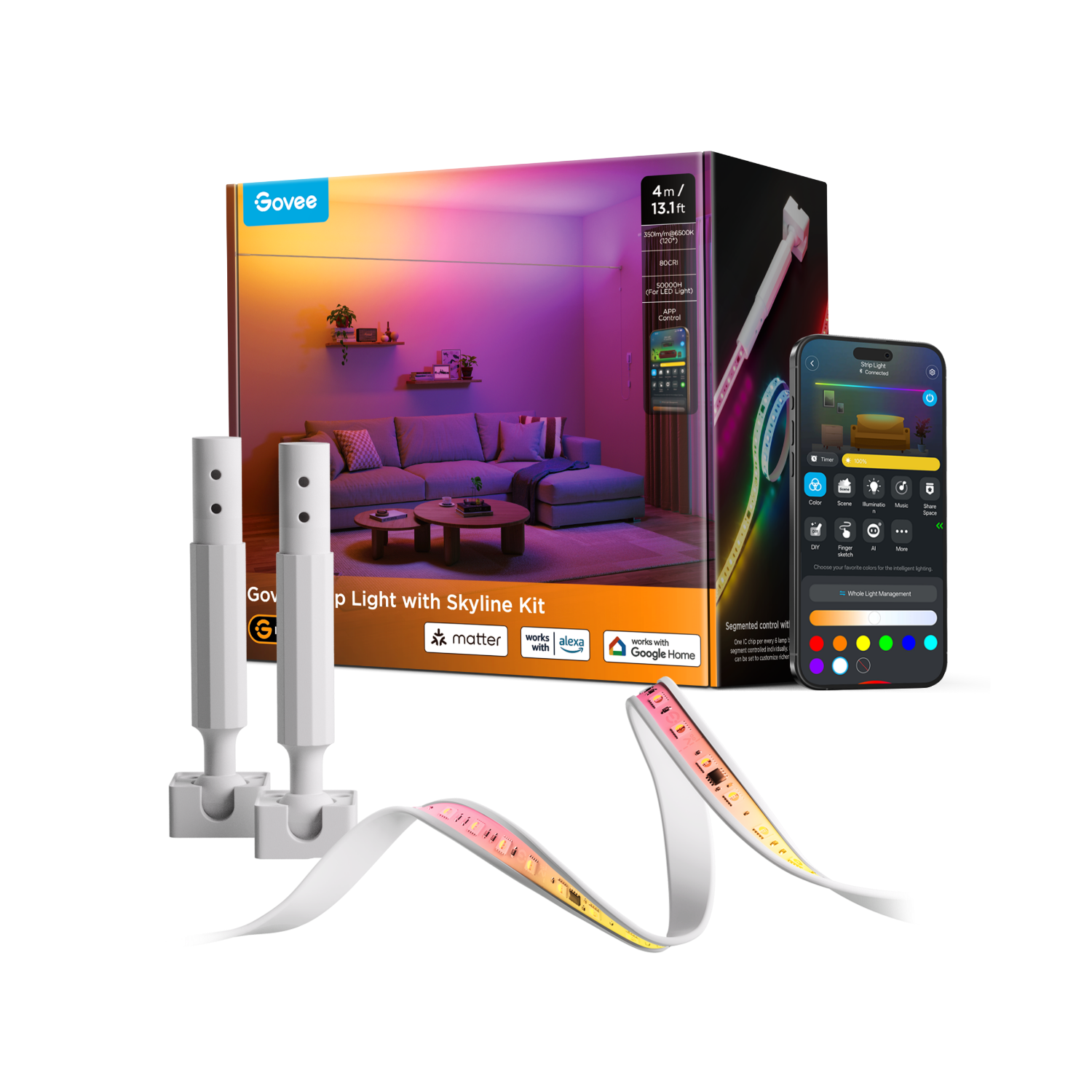 Govee Strip Light with Skyline Kit