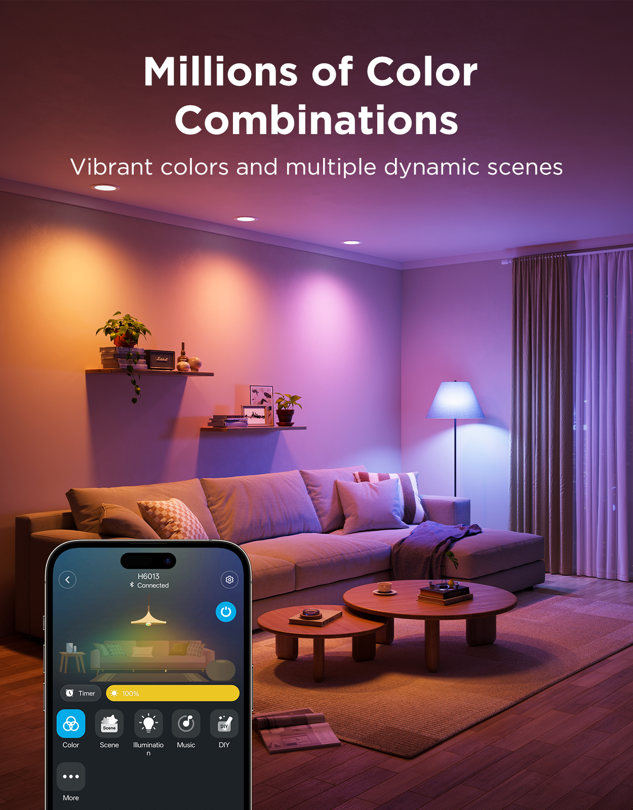 Govee E26 Smart LED Colored Light Bulbs