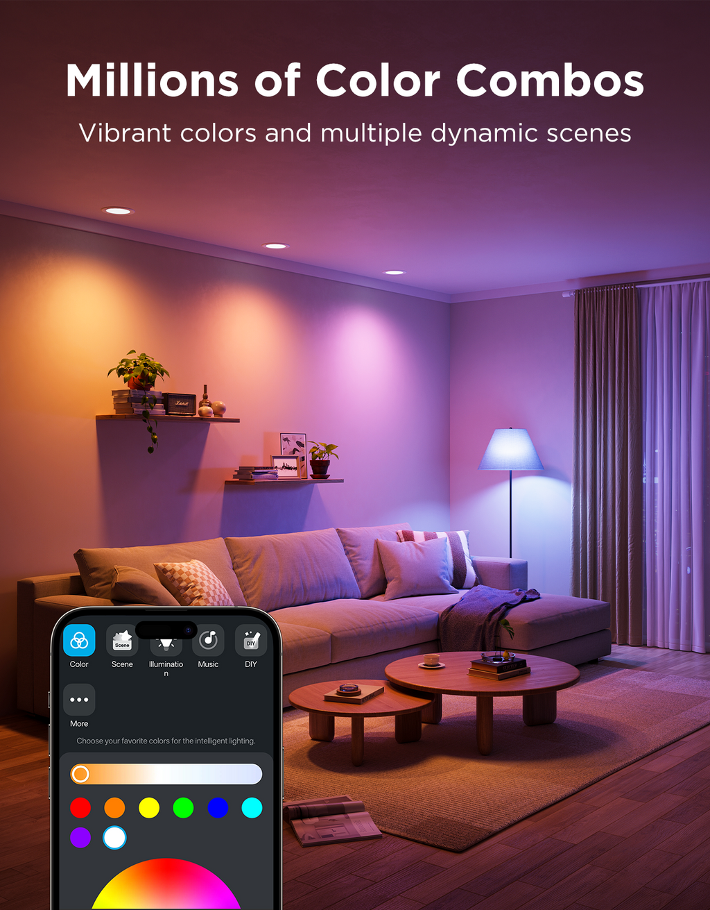 Govee E26 Smart LED Colored Light Bulbs