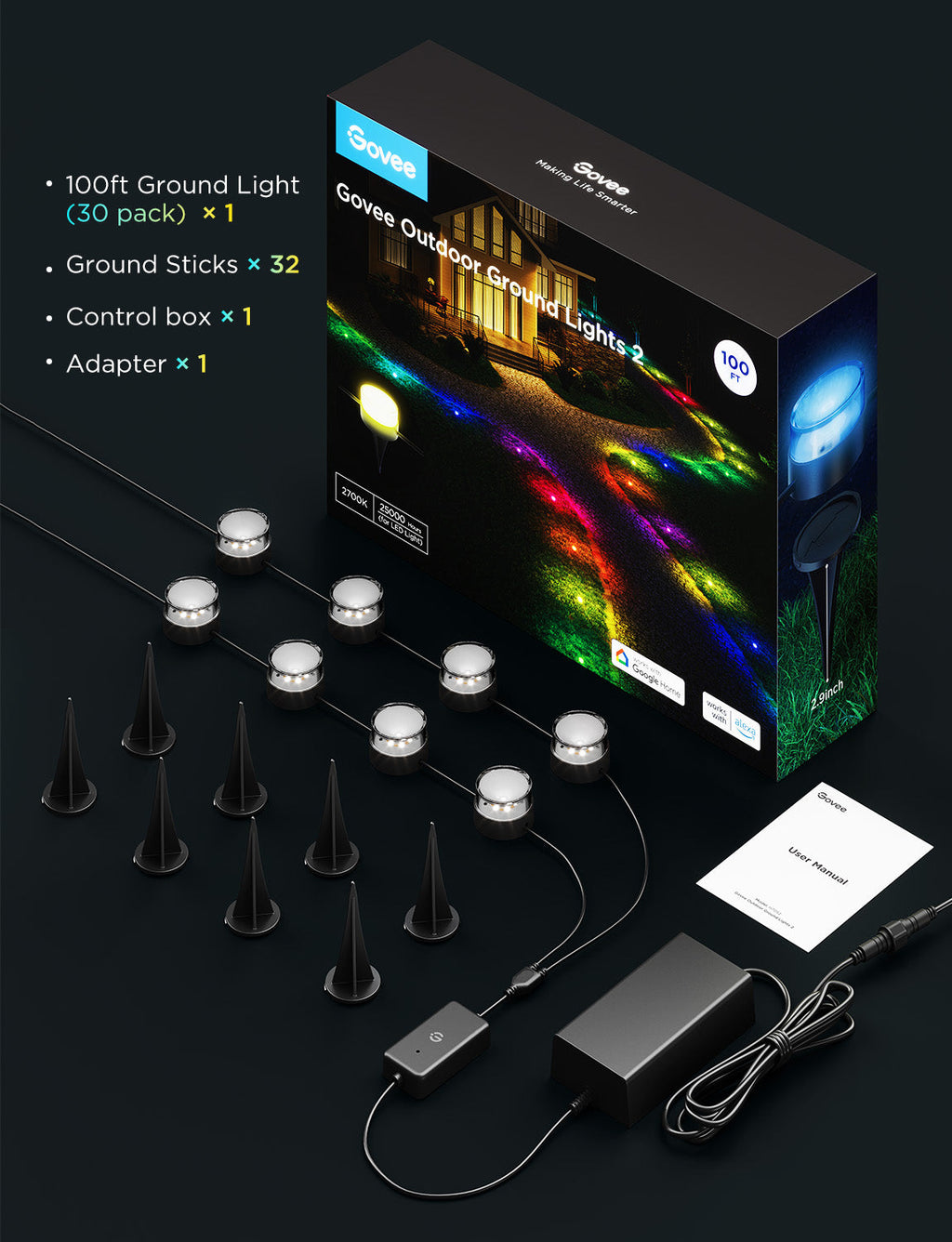 Govee Outdoor Ground Lights 2