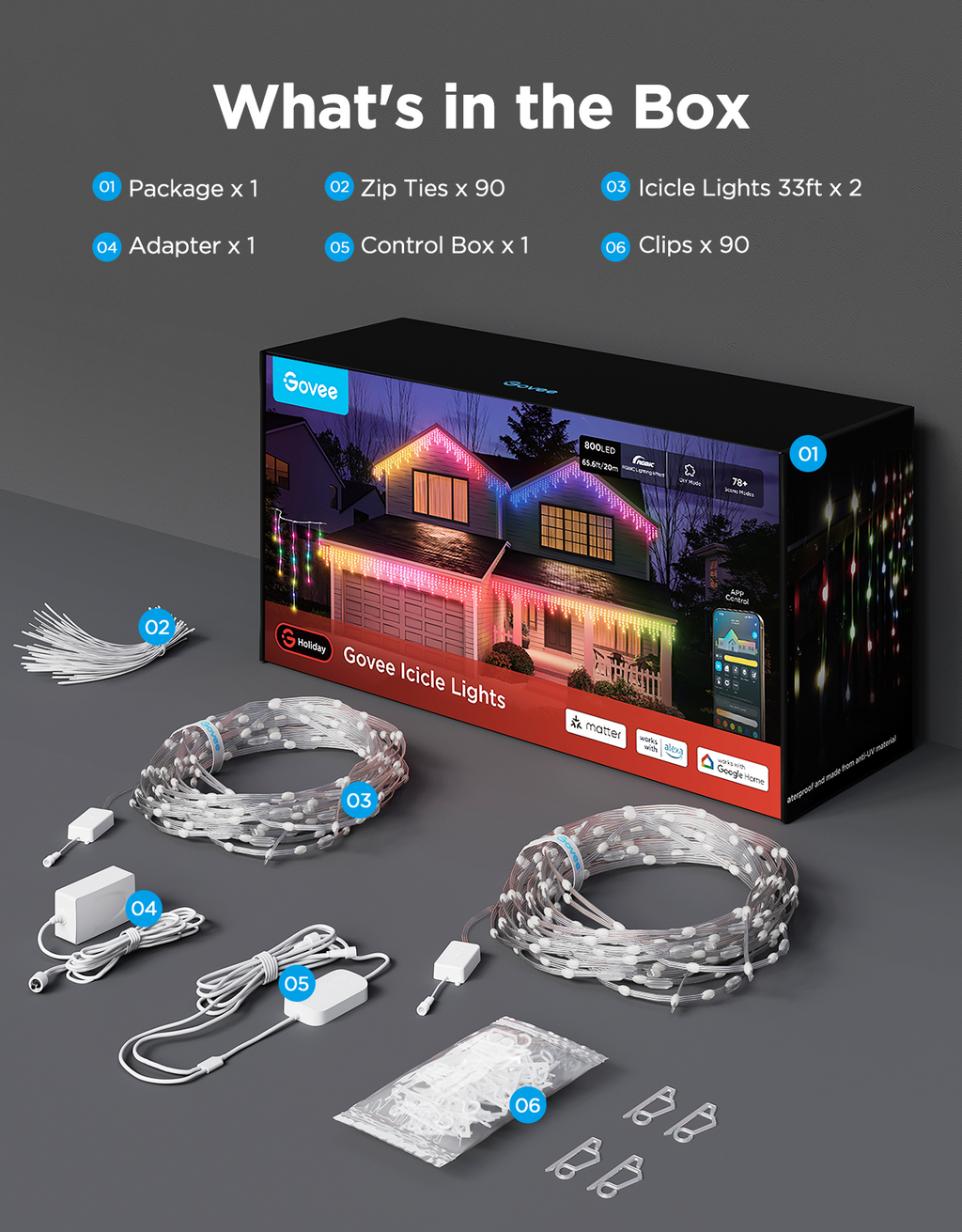 Govee Icicle Lights