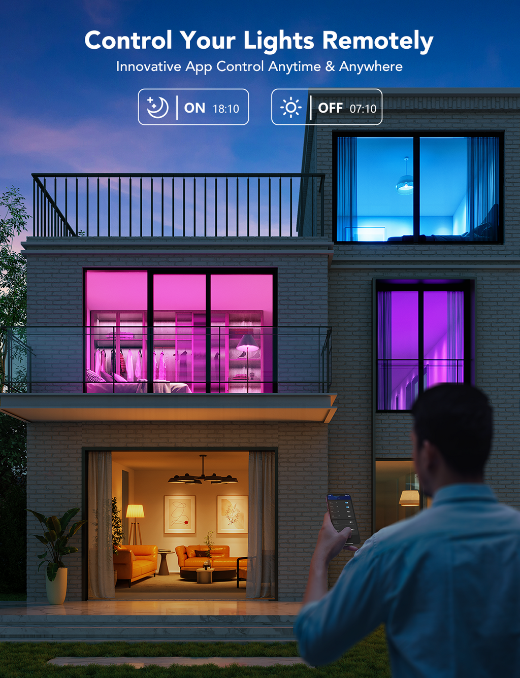 Govee Smart RGBWW Light Bulbs 1200 Lumens