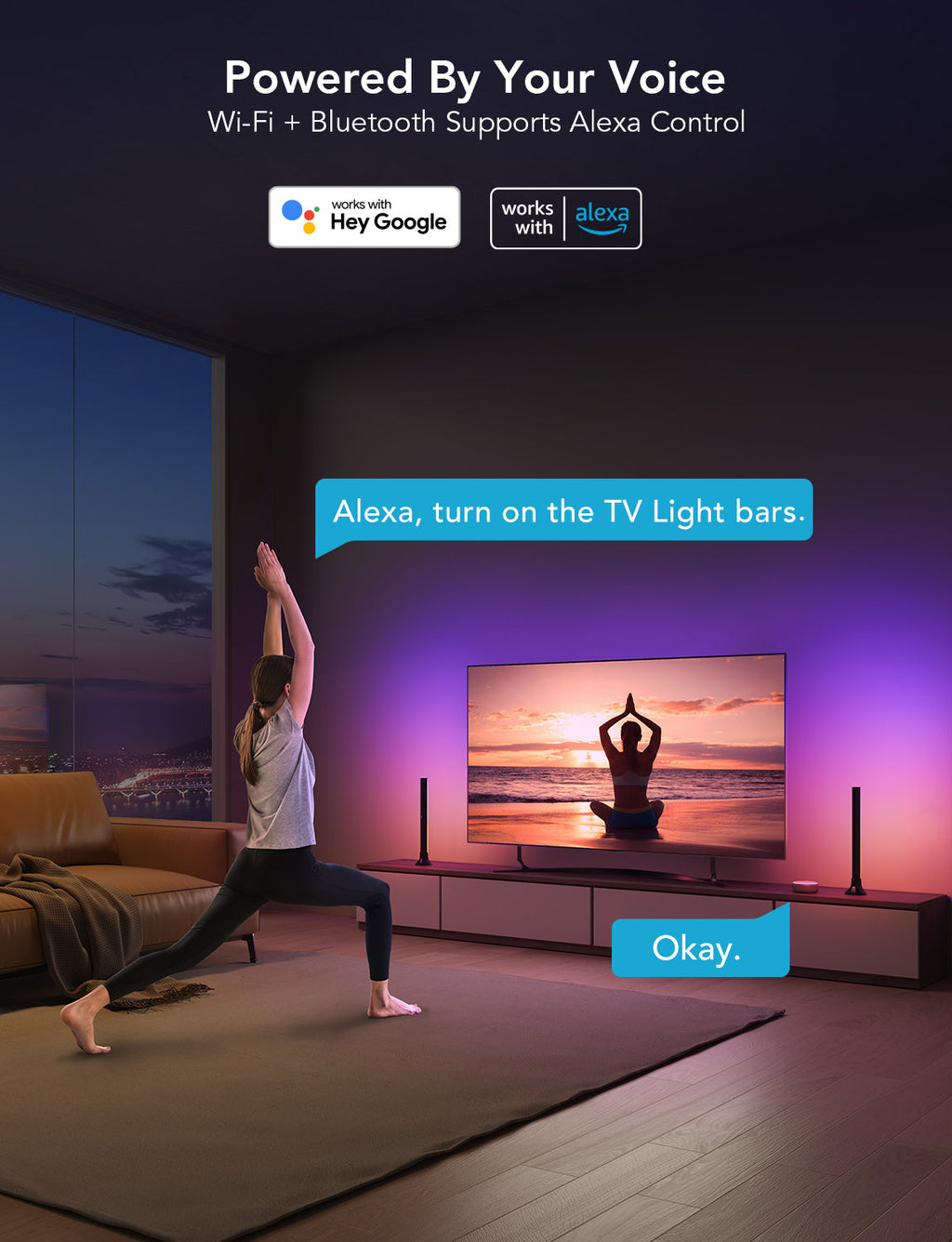 Govee RGBIC TV Light Bars for 45-70 inch TVs