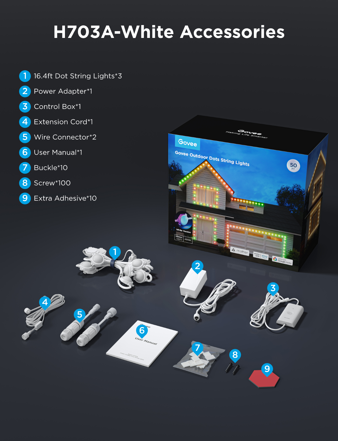 Govee Outdoor Dot String Lights