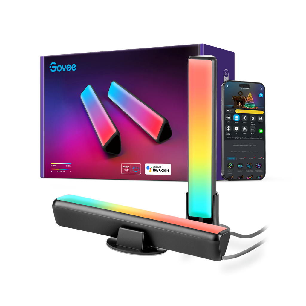 Govee RGBICWW WiFi + Bluetooth Flow Plus Light Bars