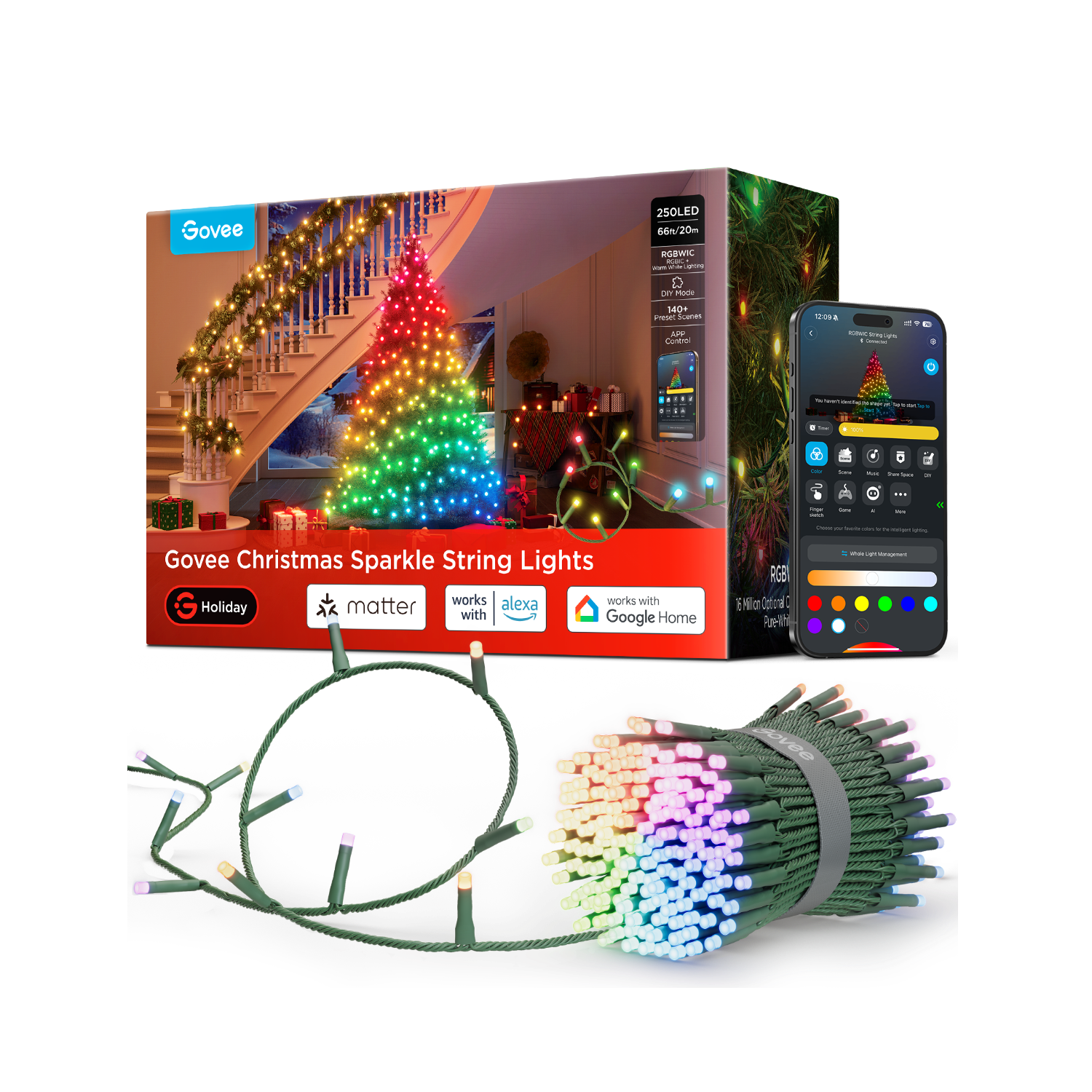 Govee Christmas Sparkle String Lights