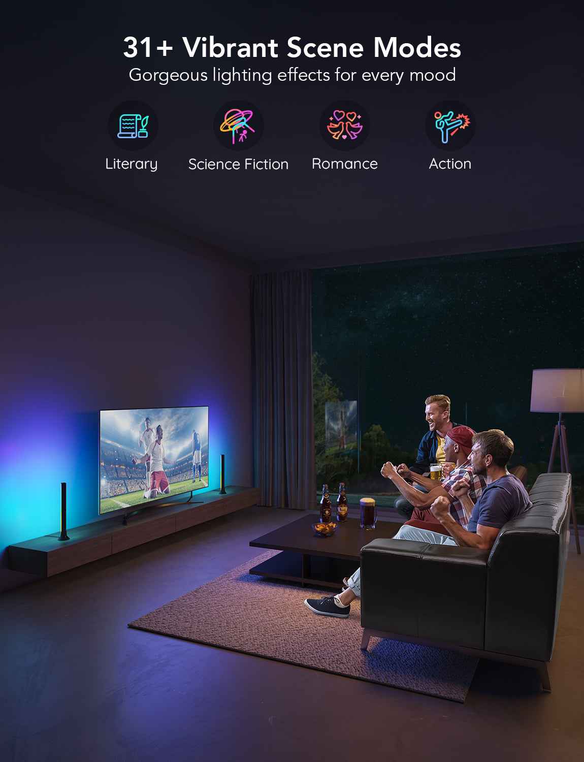 Govee RGBIC TV Light Bars for 45-70 inch TVs