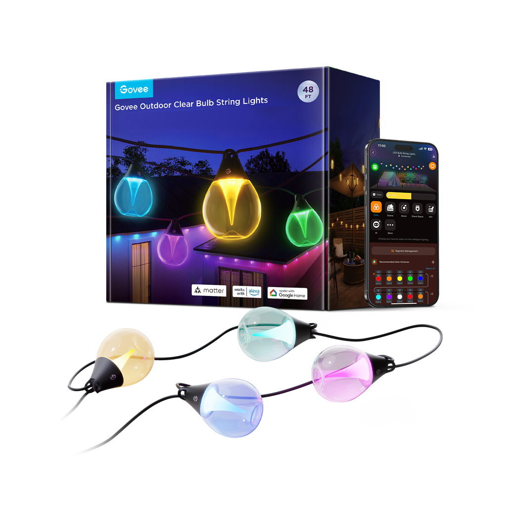 Govee Outdoor Clear Bulb String Lights