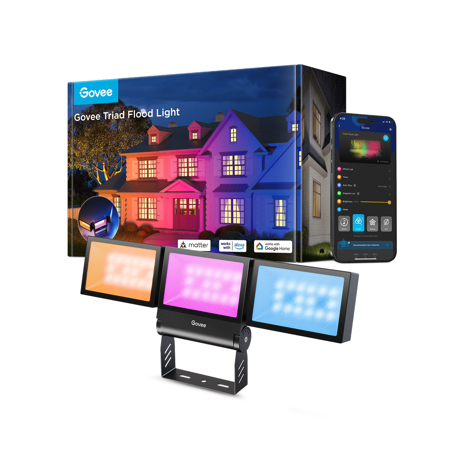 Govee Outdoor Triad Flood Lights