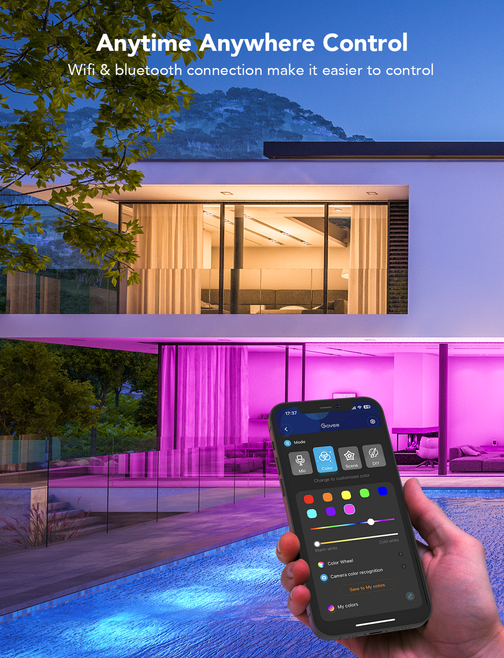 Govee RGBWW Smart BR30 LED Light Bulbs