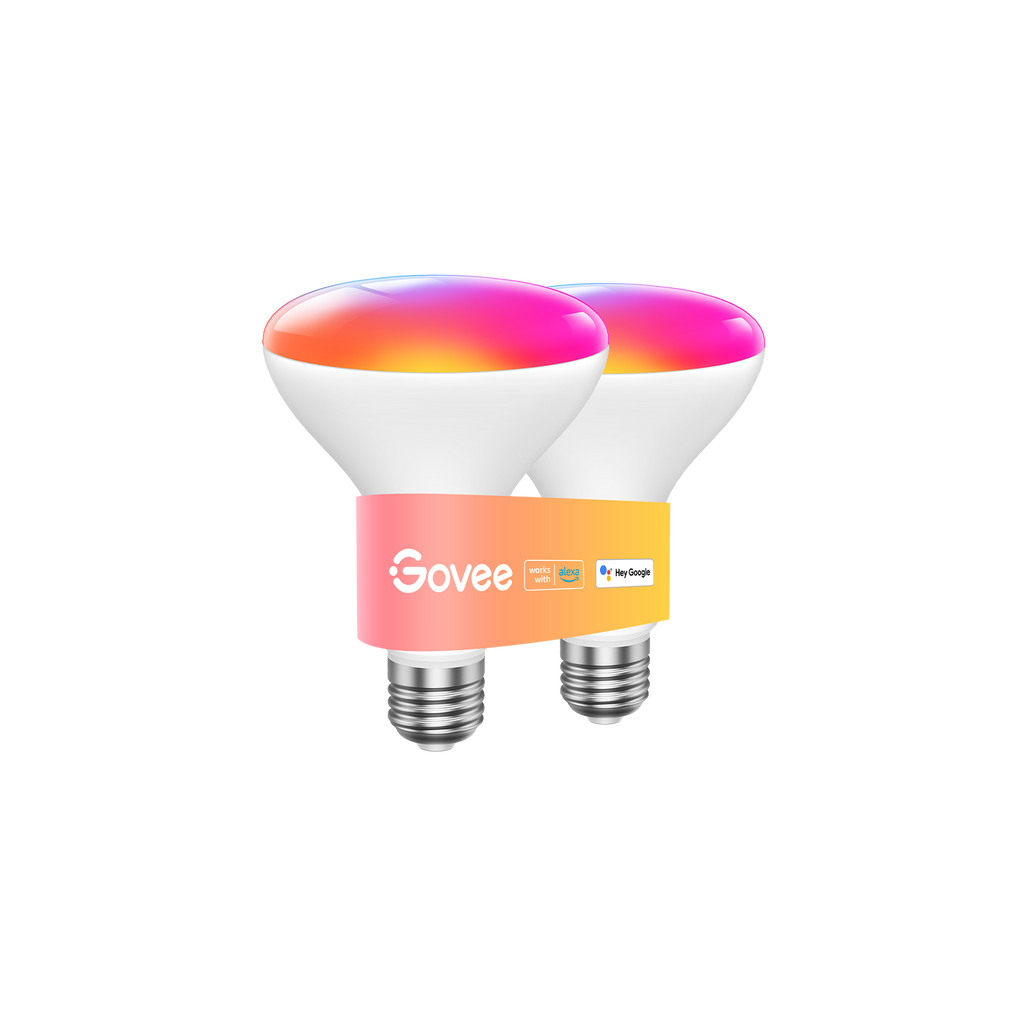 Govee RGBWW Smart BR30 LED Light Bulbs