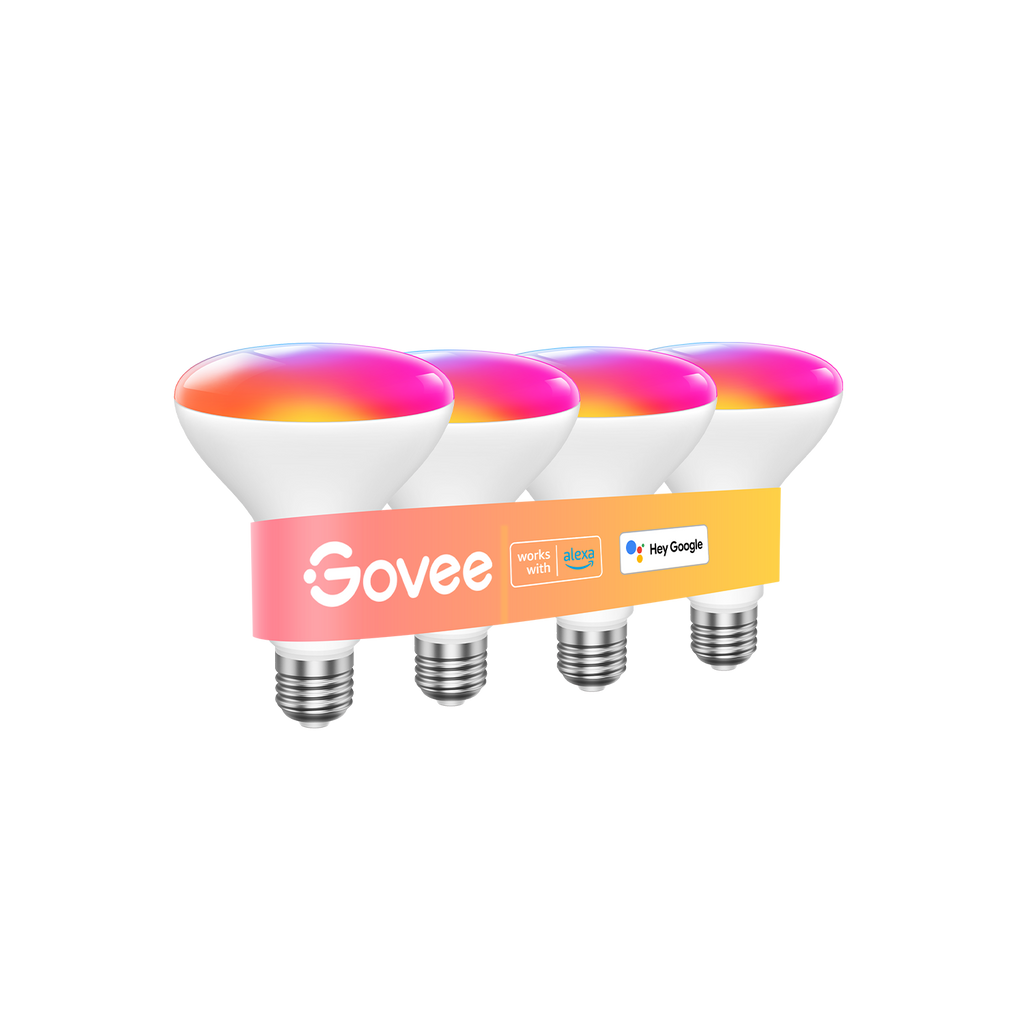 Govee RGBWW Smart BR30 LED Light Bulbs