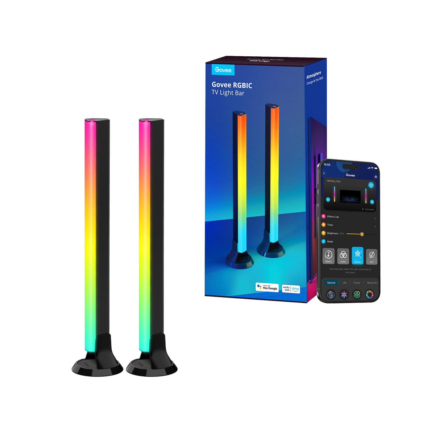 Govee RGBIC TV Light Bars for 45-70 inch TVs