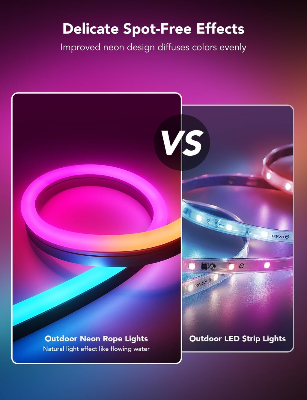 Govee RGBIC Outdoor Neon Rope Light