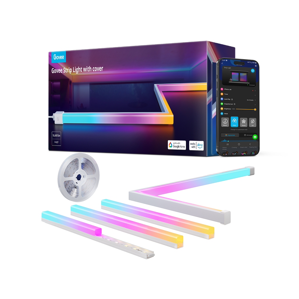 Govee RGBIC LED Strip Lights with Covers