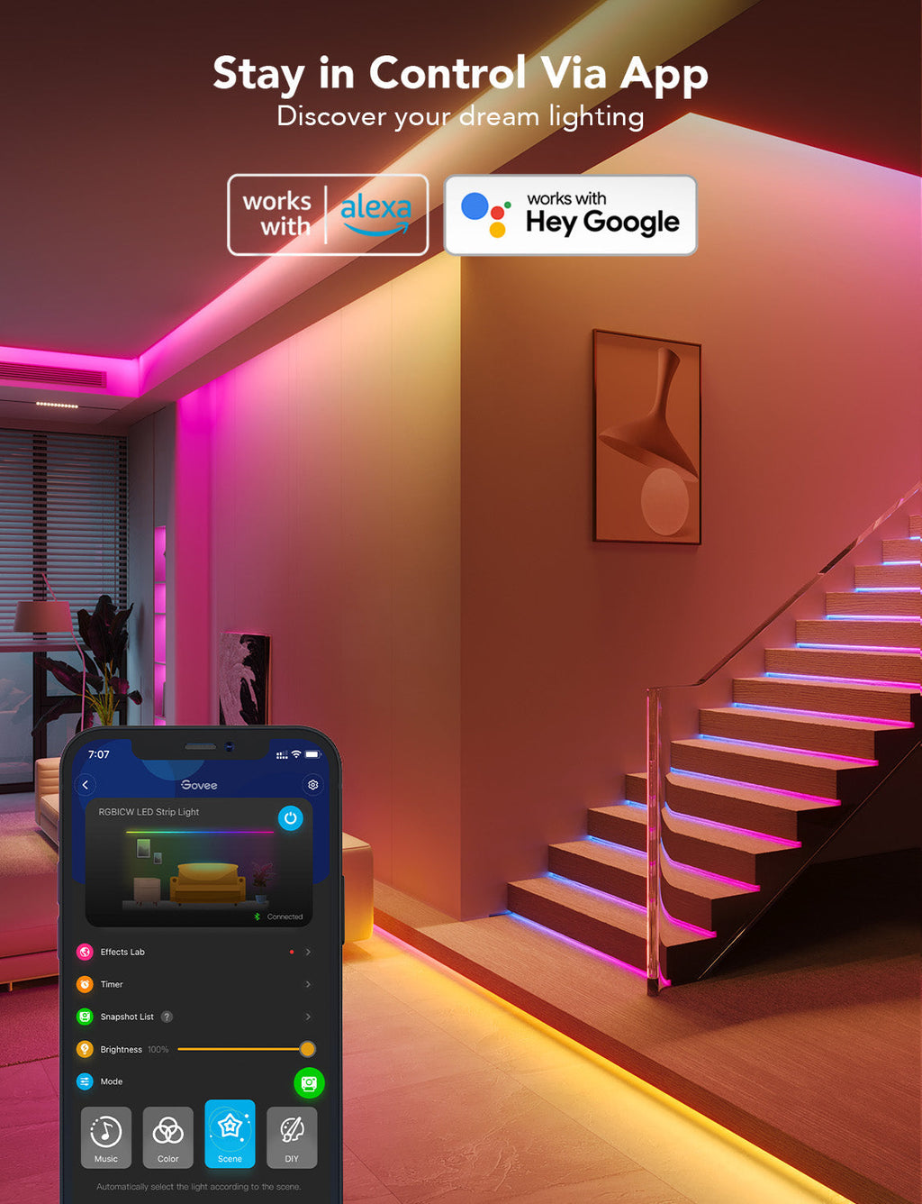 Govee RGBICW LED Strip Lights