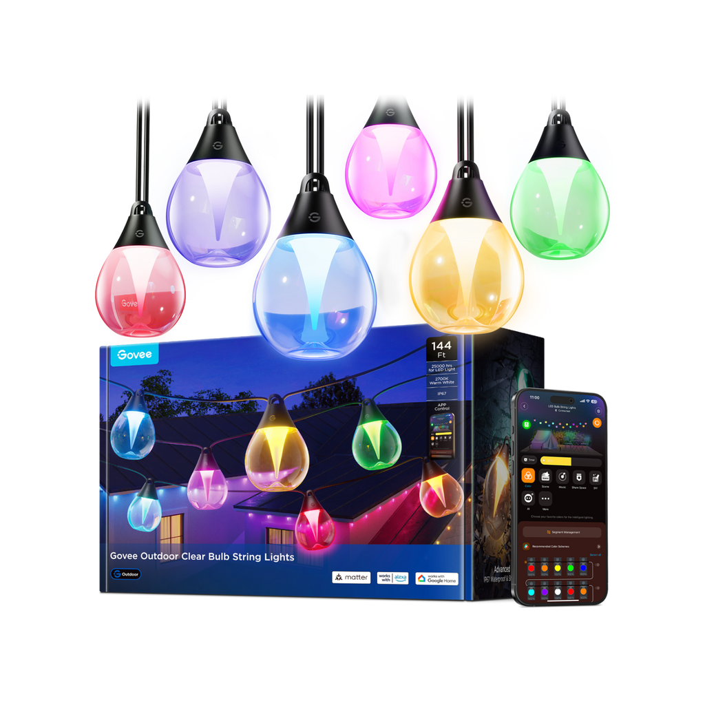 Govee Outdoor Clear Bulb String Lights