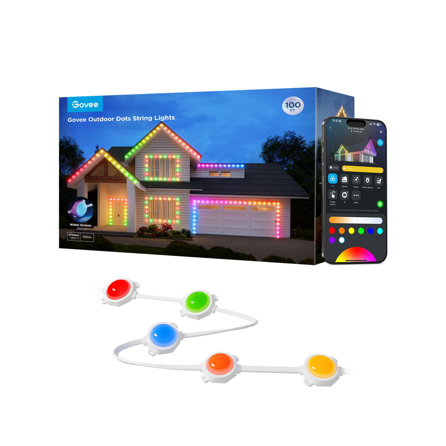 Govee Outdoor Dot String Lights