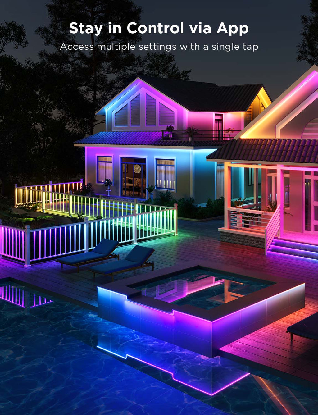 Govee RGBICWW Outdoor LED Strip Lights
