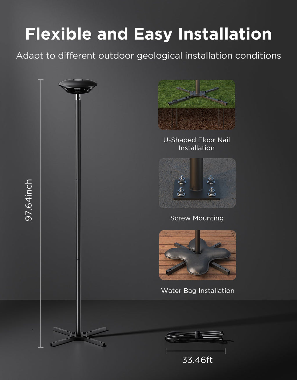 Govee Outdoor Lamp Post Lights