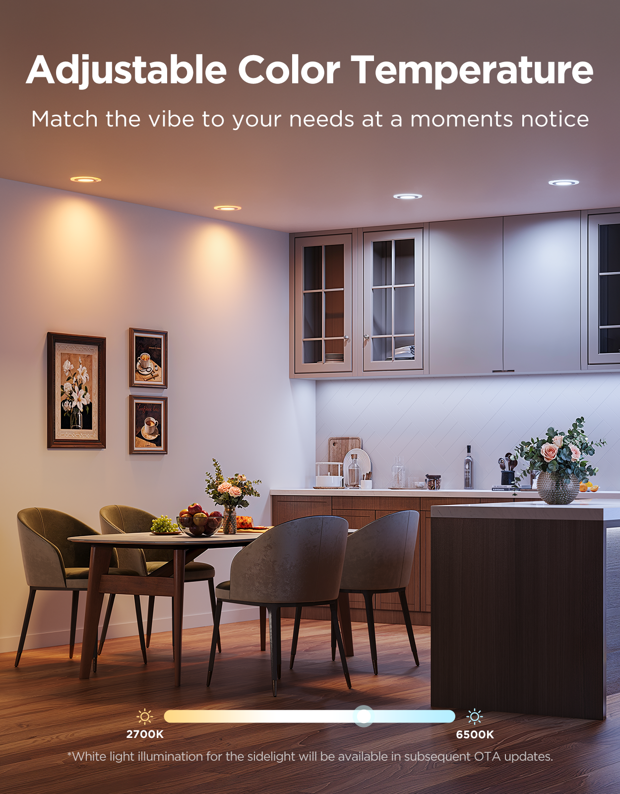 Govee 4/6 Inch Smart Recessed Lights Pro with Night Light