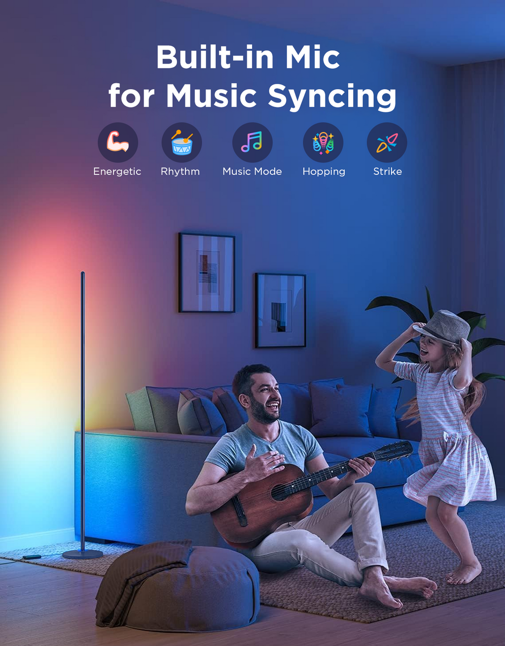 Govee RGBICW Smart Floor Lamp Basic