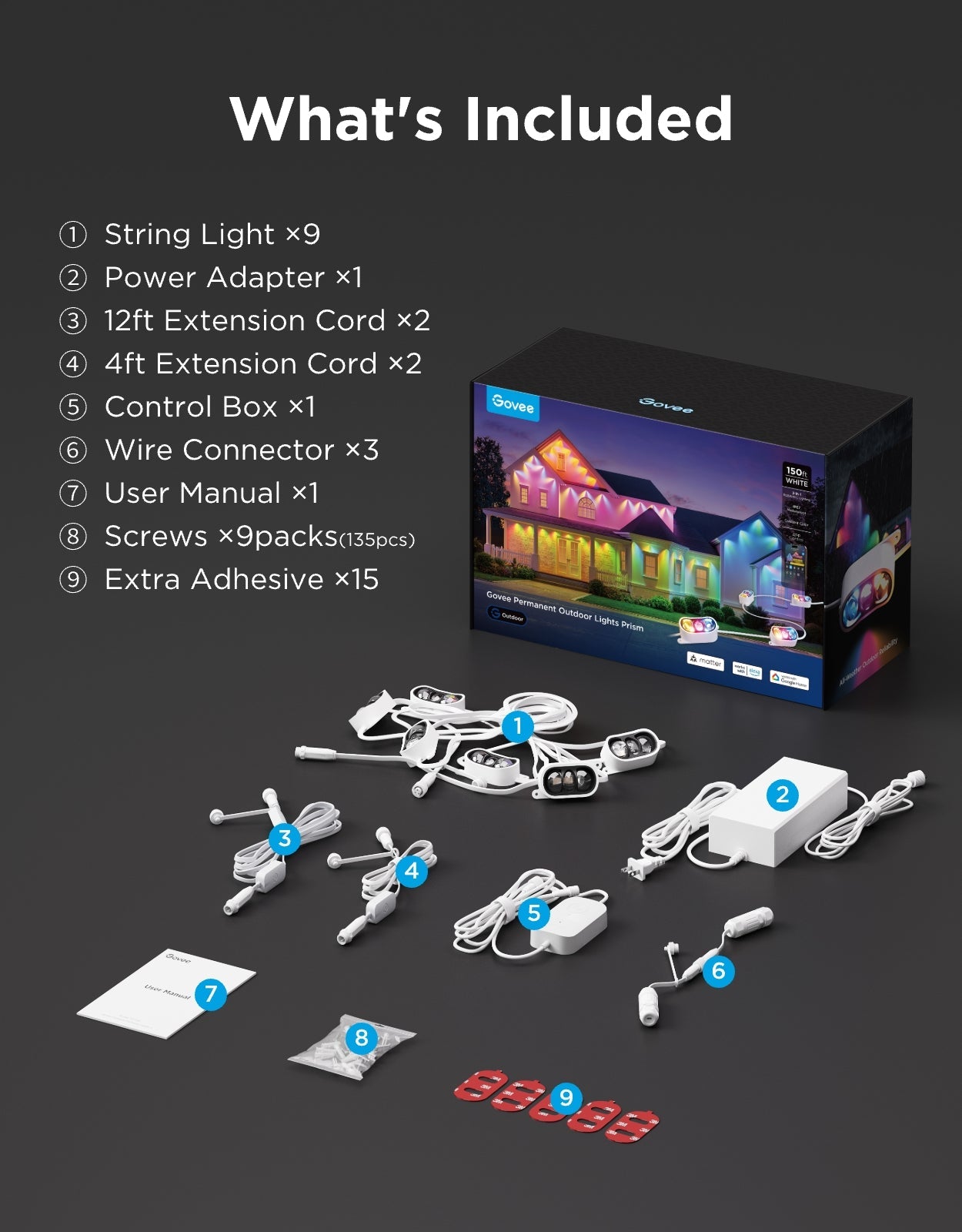 Govee Permanent Outdoor Lights Prism