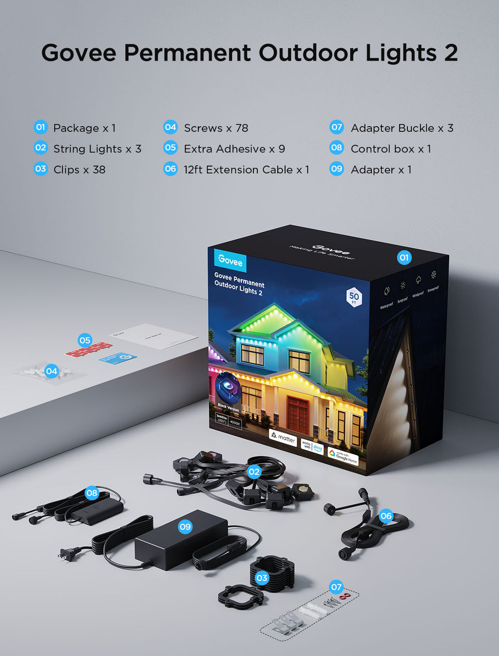 Govee Permanent Outdoor Lights 2