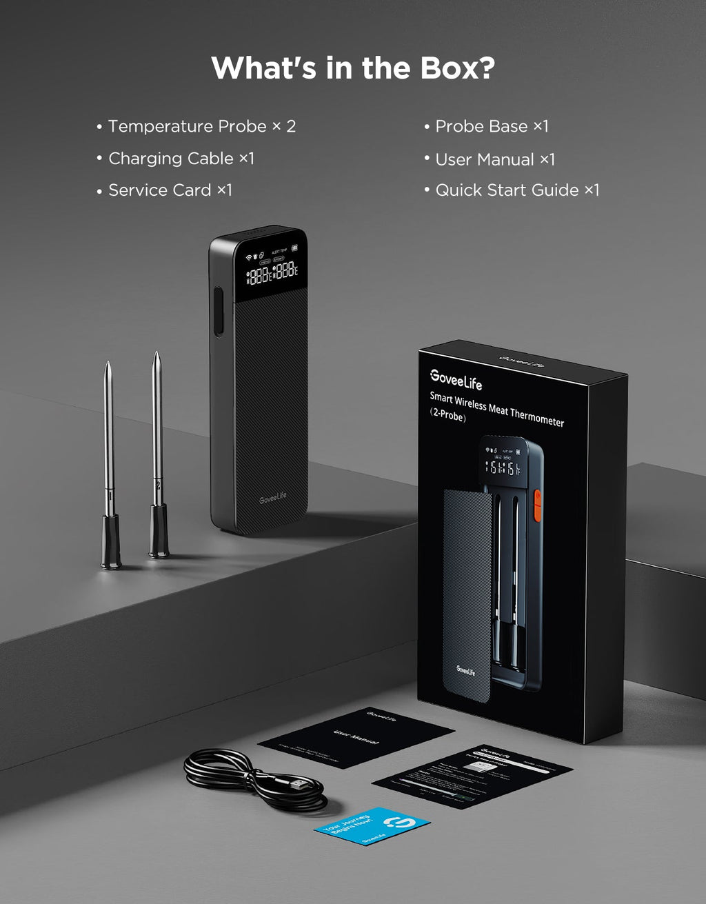 GoveeLife Bluetooth Wireless Meat Thermometer